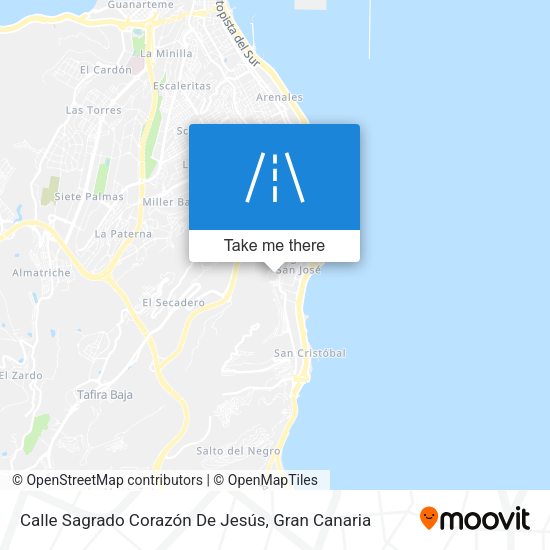 Calle Sagrado Corazón De Jesús map