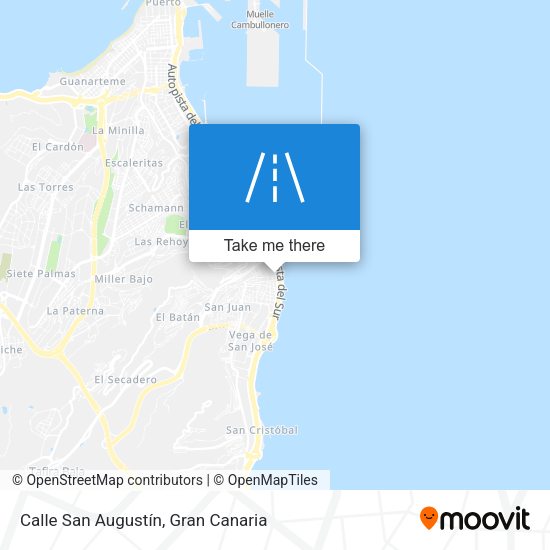 Calle San Augustín map