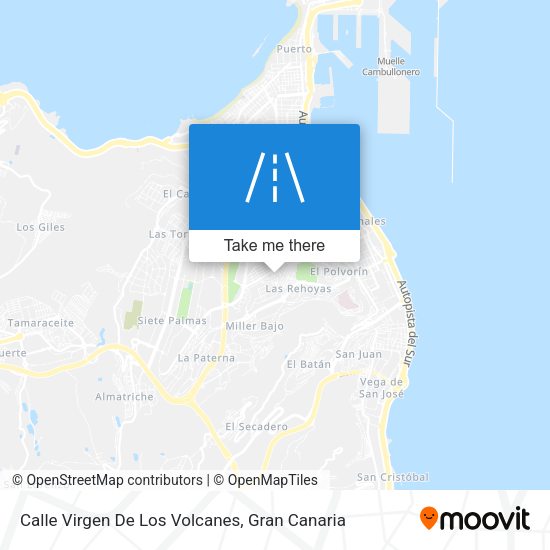 Calle Virgen De Los Volcanes map