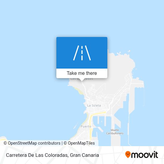 Carretera De Las Coloradas map