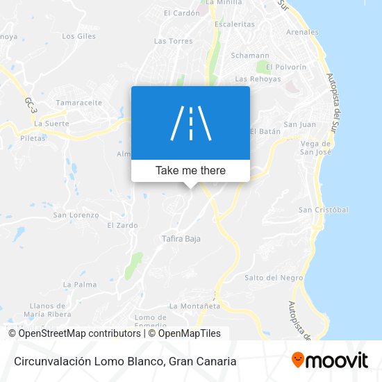Circunvalación Lomo Blanco map