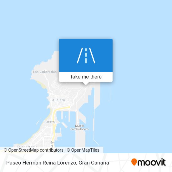 Paseo Herman Reina Lorenzo map