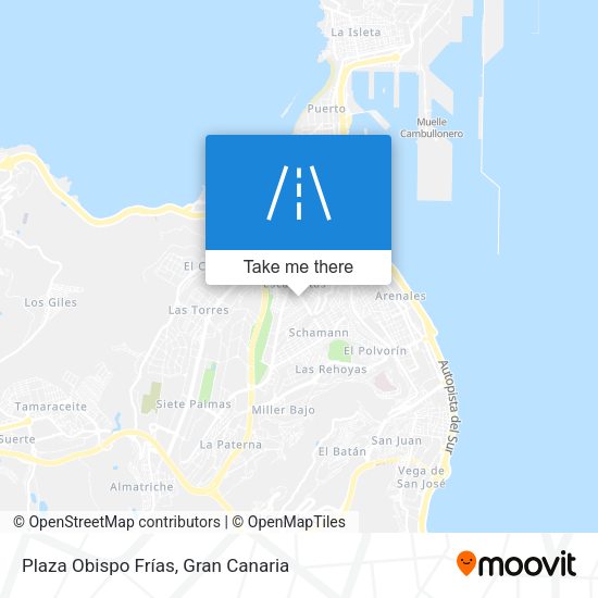 Plaza Obispo Frías map