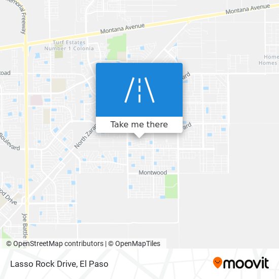Mapa de Lasso Rock Drive