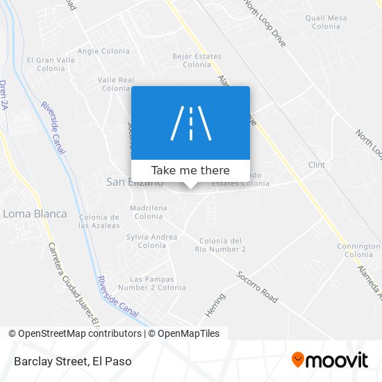 Barclay Street map