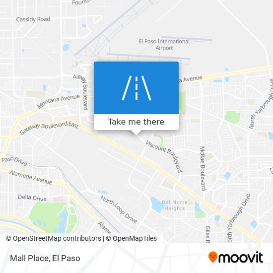 Mall Place map