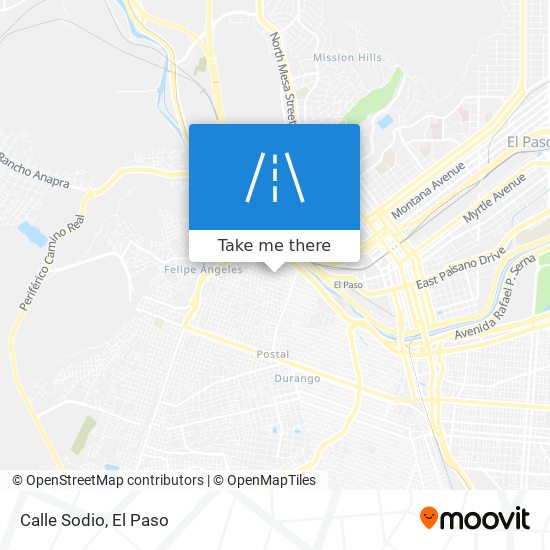 Calle Sodio map
