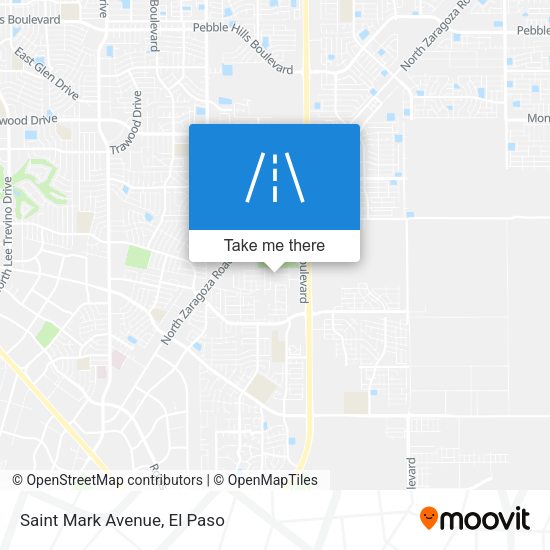 Mapa de Saint Mark Avenue