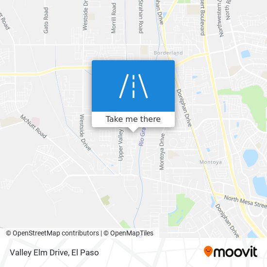 Valley Elm Drive map