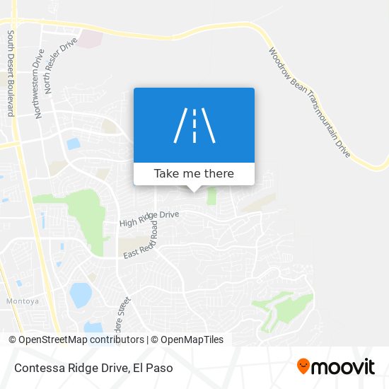 Contessa Ridge Drive map