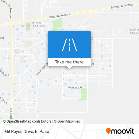 Gil Reyes Drive map