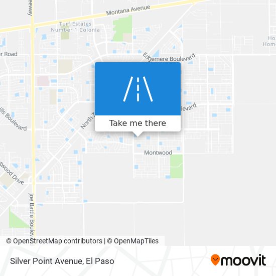 Mapa de Silver Point Avenue