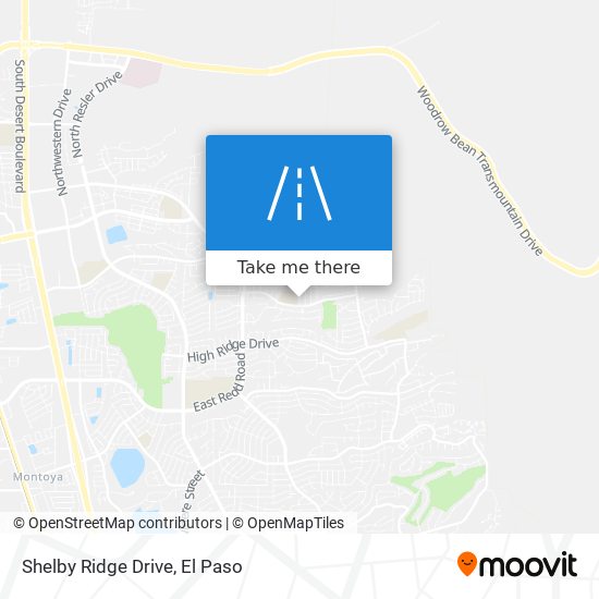 Mapa de Shelby Ridge Drive