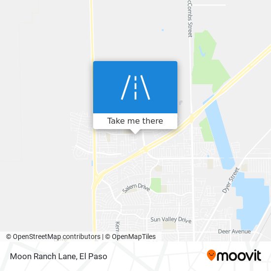 Moon Ranch Lane map