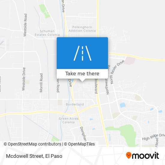 Mapa de Mcdowell Street