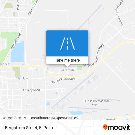 Bergstrom Street map