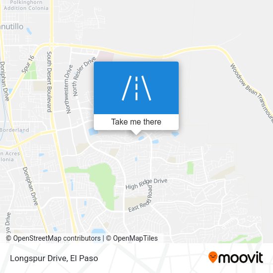 Longspur Drive map