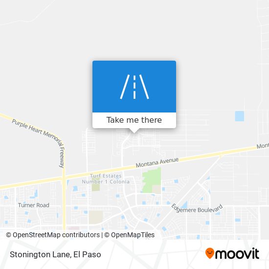 Stonington Lane map