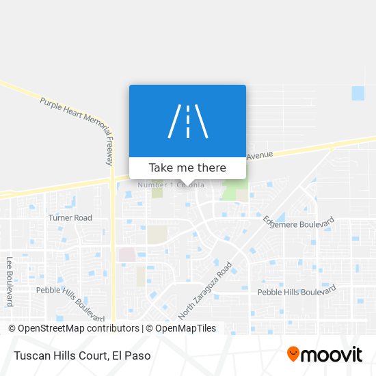 Mapa de Tuscan Hills Court