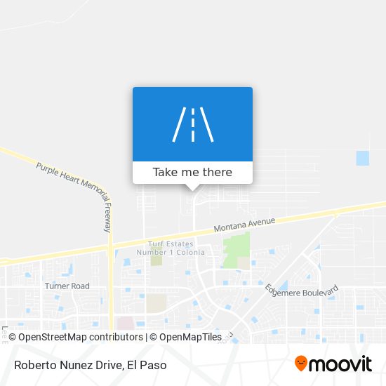 Mapa de Roberto Nunez Drive