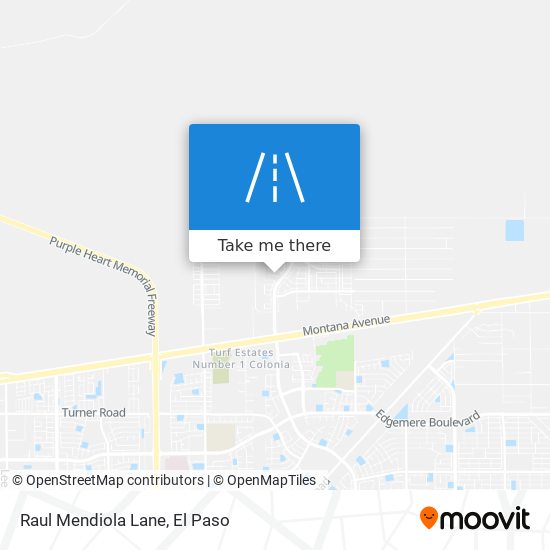 Raul Mendiola Lane map