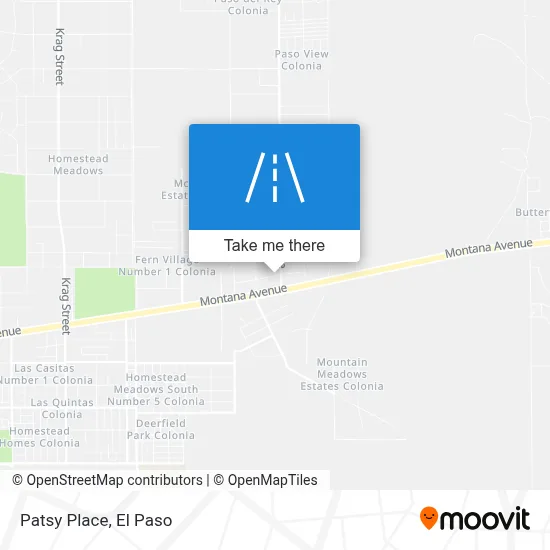 Patsy Place map