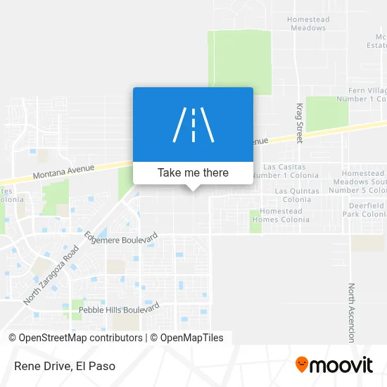 Rene Drive map