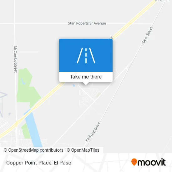 Copper Point Place map