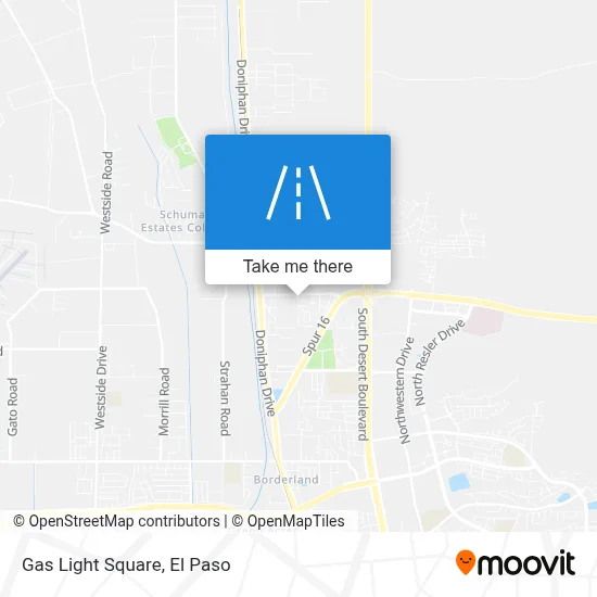 Gas Light Square map