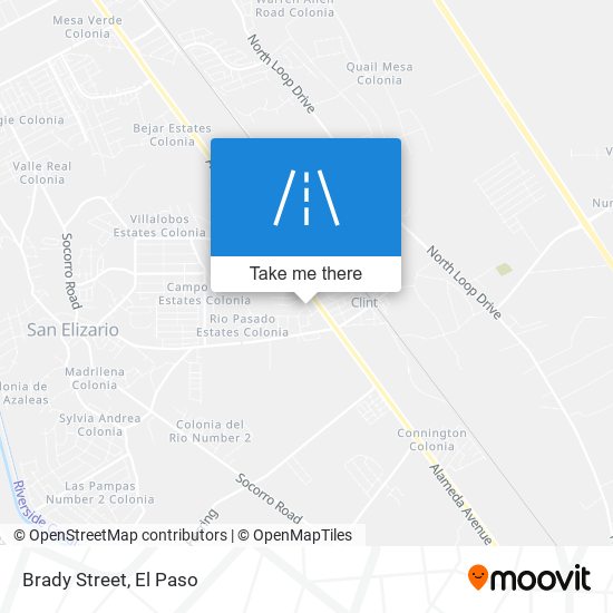 Mapa de Brady Street