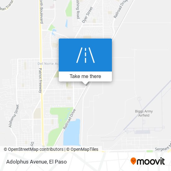 Adolphus Avenue map