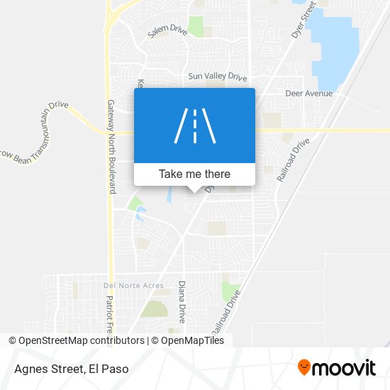 Agnes Street map