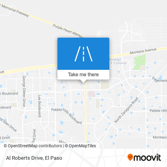 Al Roberts Drive map