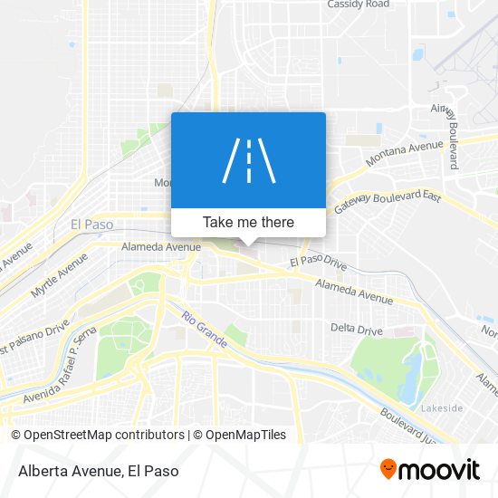 Mapa de Alberta Avenue