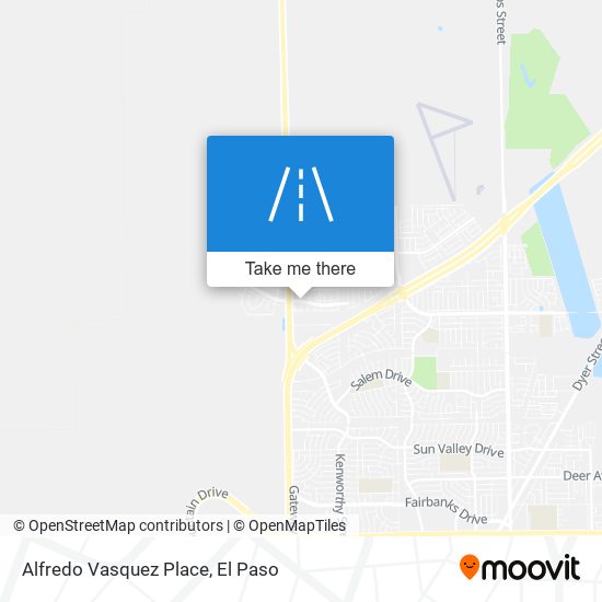 Alfredo Vasquez Place map