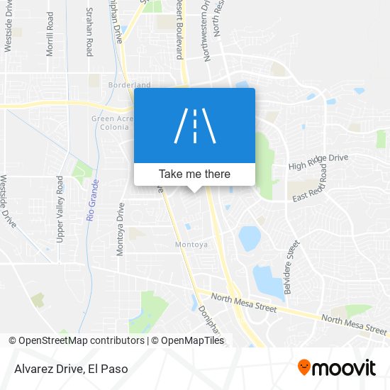 Alvarez Drive map