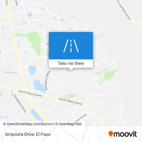 Amposta Drive map