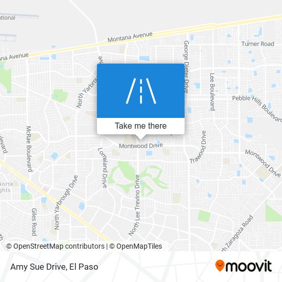 Mapa de Amy Sue Drive