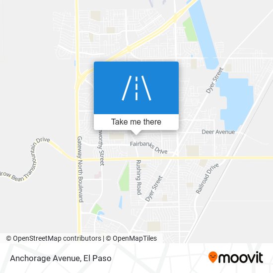 Anchorage Avenue map