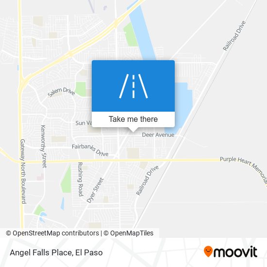 Mapa de Angel Falls Place