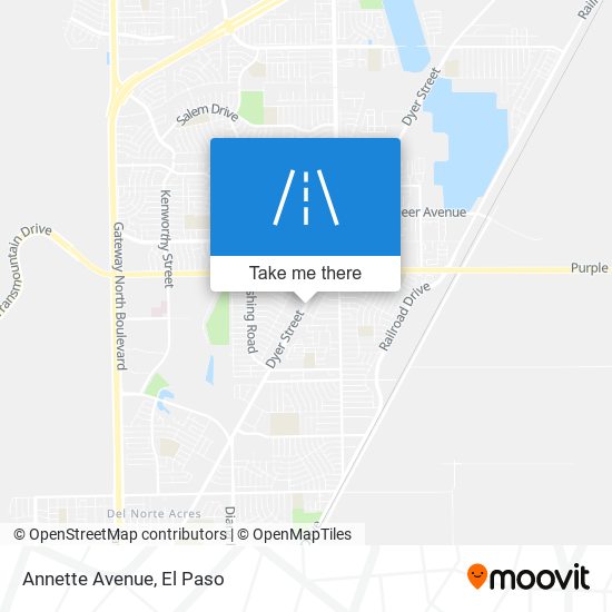 Annette Avenue map