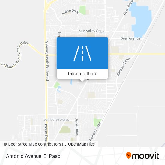 Antonio Avenue map