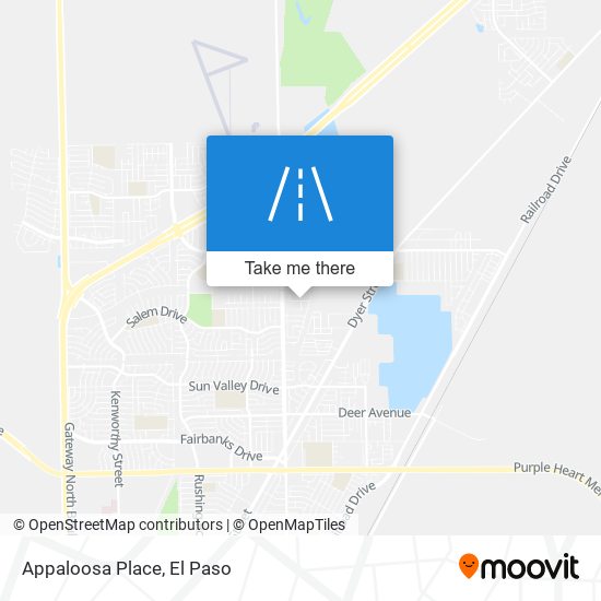 Appaloosa Place map