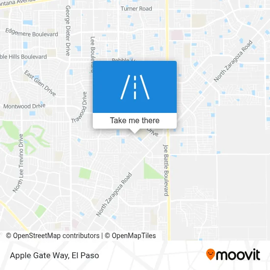 Apple Gate Way map