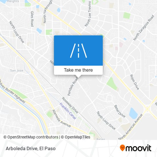 Arboleda Drive map