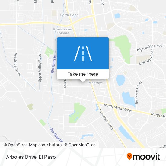 Arboles Drive map