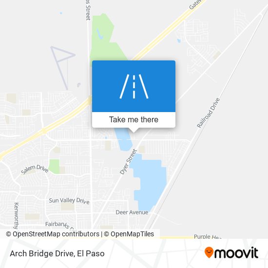 Arch Bridge Drive map