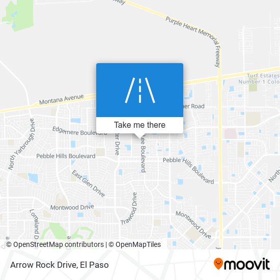 Arrow Rock Drive map