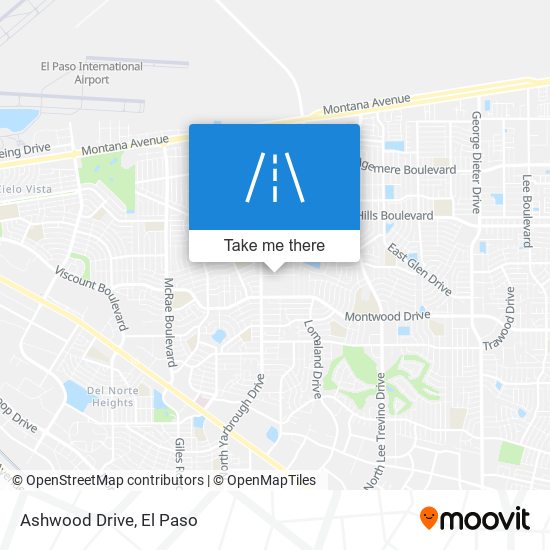 Ashwood Drive map