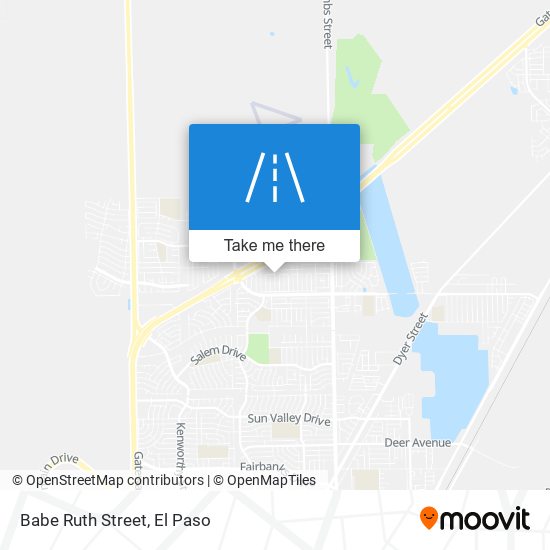Babe Ruth Street map